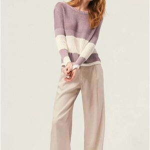 NWT Alp N Rock Tatum Sweater Stripe Loose Knit  Size XS